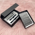 Black Double Layers Lash Clusters Wholesale